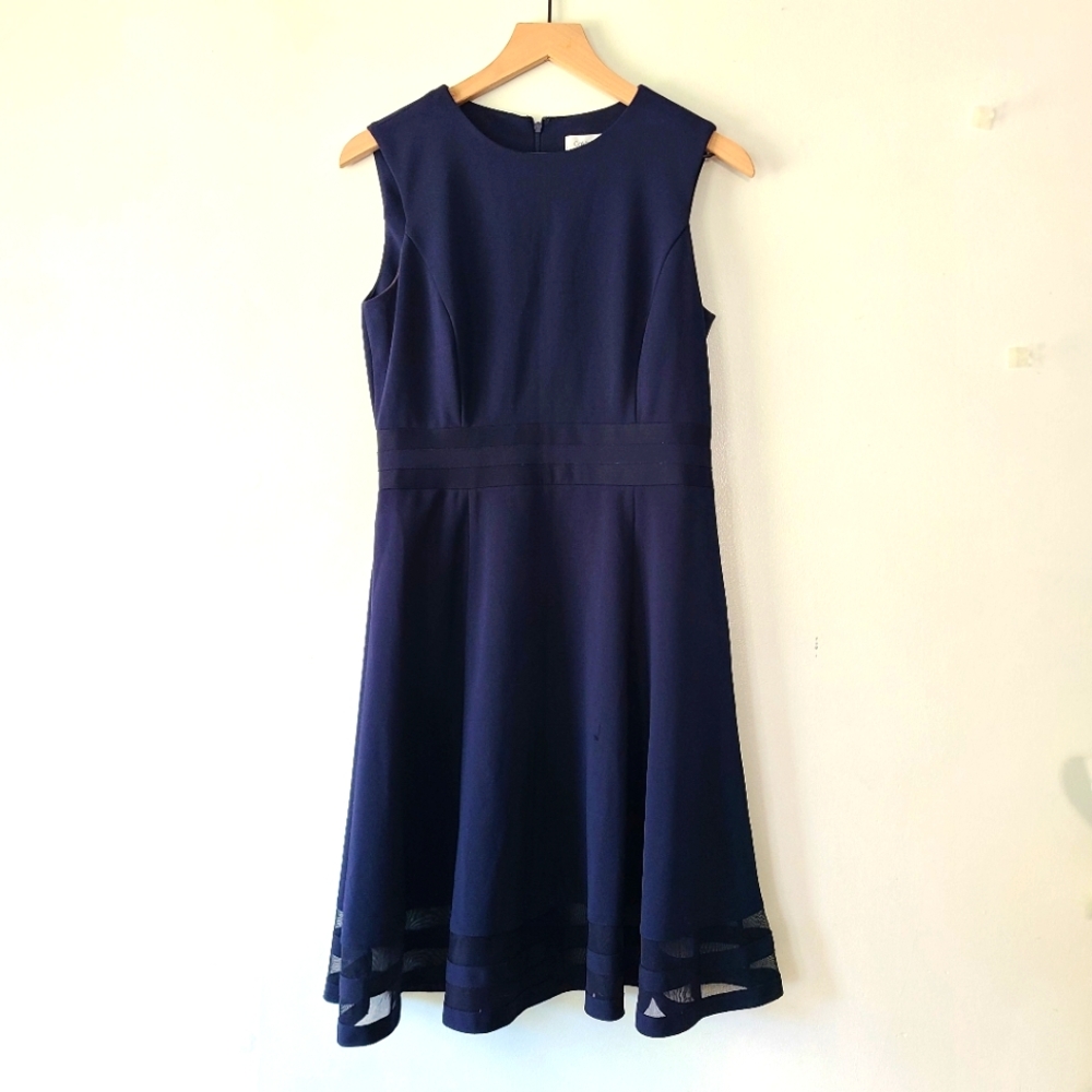 Calvin Klein Navy Blue Dress Size 8